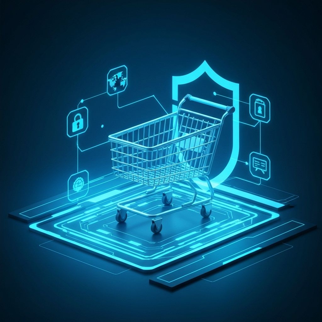 Segurança em E-commerce Segurança para retalho e e-commerce - Proteção de lojas online e dados de pagamento
